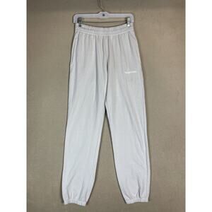 Talentless Sweatpants Womens Extra Small Ivory Relaxed Tapered Jogger‎ Adult